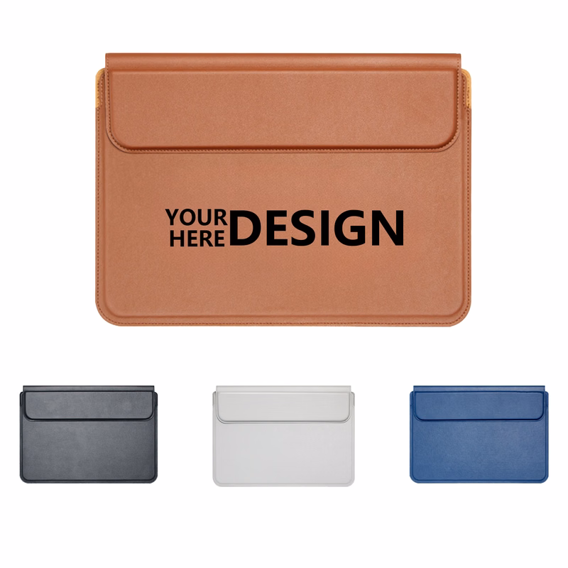 15.4" PU Laptop Bag with Stand Function