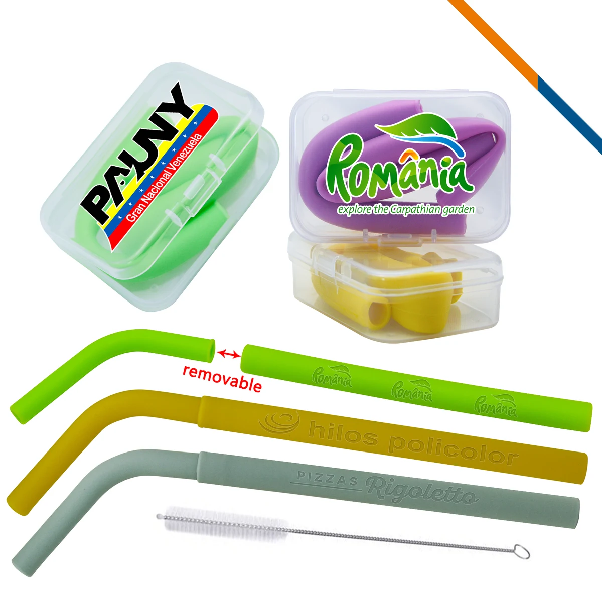 Omega Silicone Straws 1