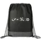 Crossweave Heat Sealed Drawstring Bag 1