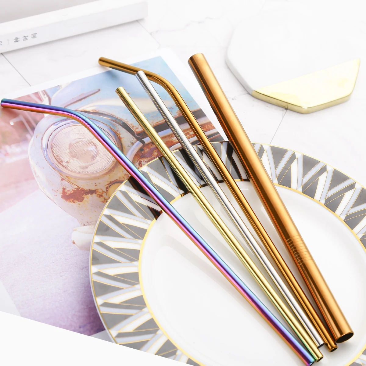 Reusable Stainless Steel Straws 1
