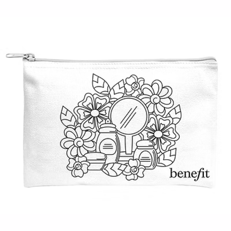 Color and Carry Zippered Pouch Sublimated