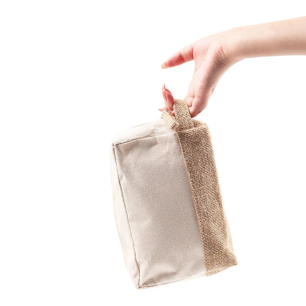 Jute Cosmetic Pouch 1
