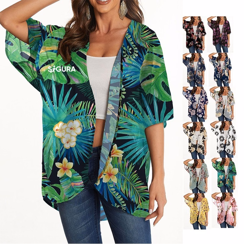 Women's Print Loose Cover Up