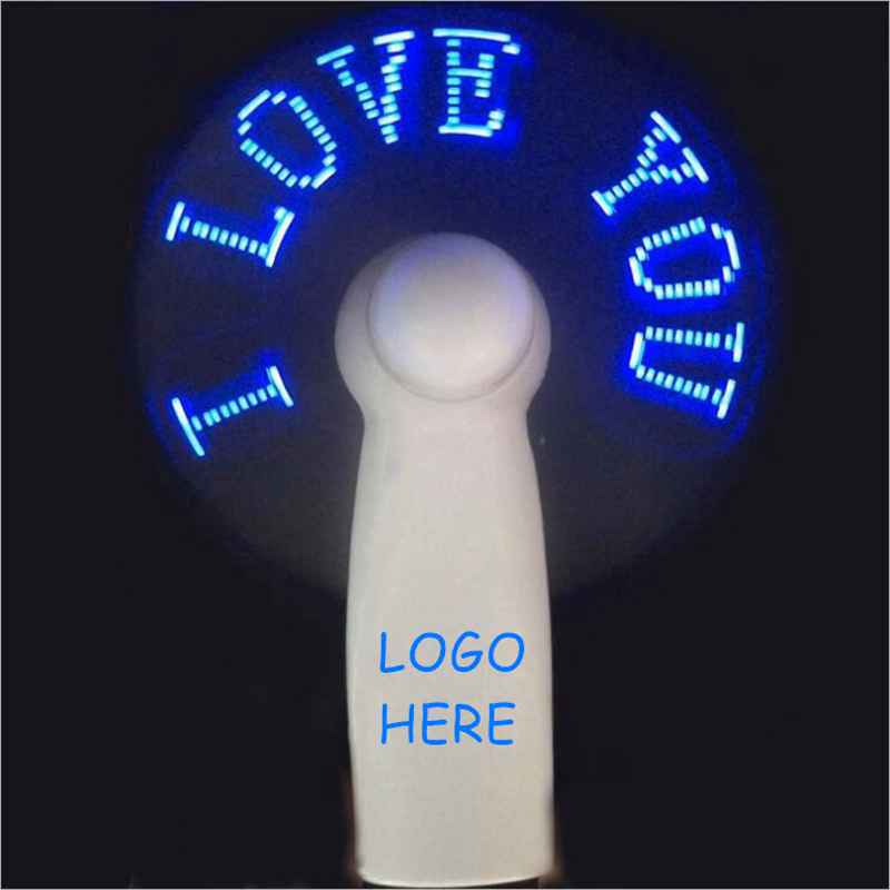 LED Message Mini Fan