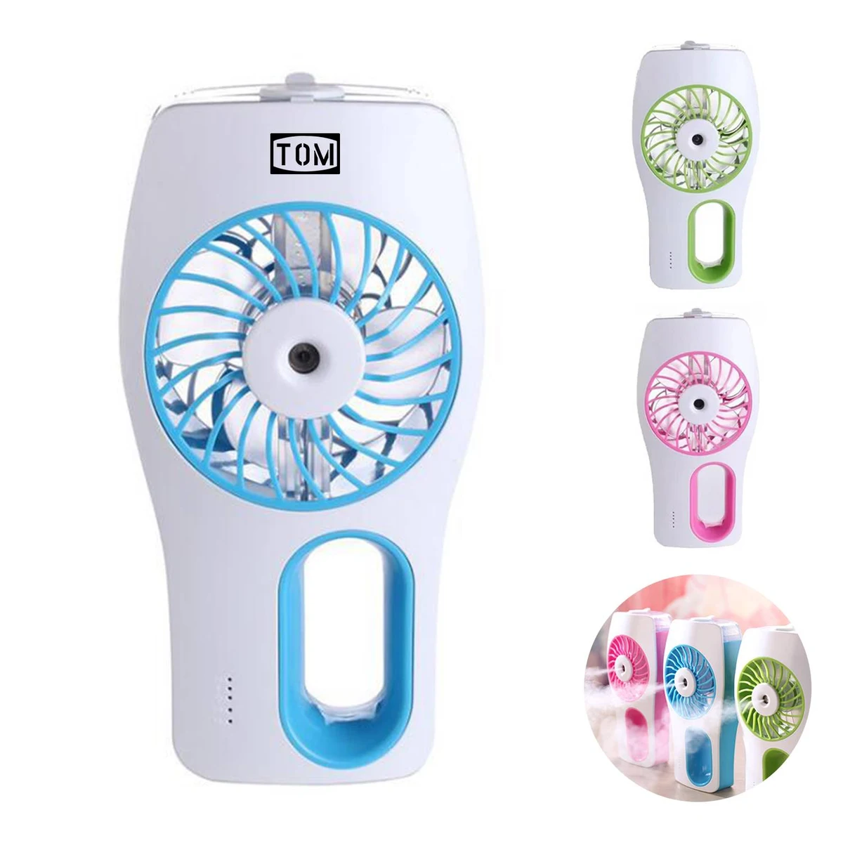 Portable Echargeable Spray Humidification Mini Electric Fan 1