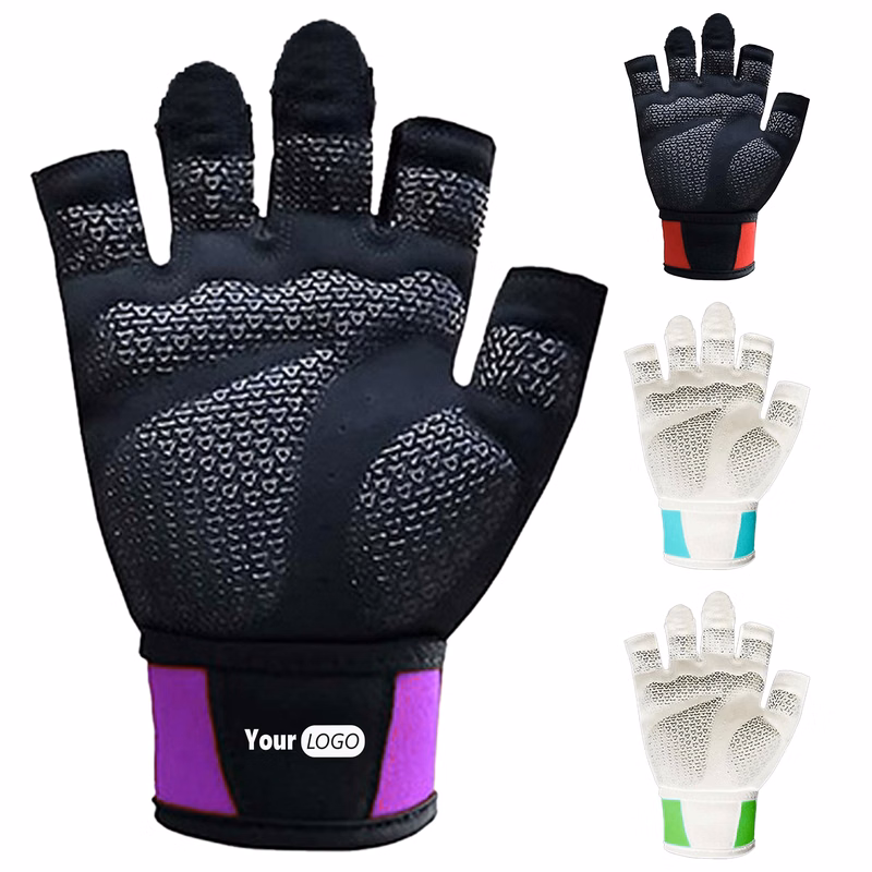 Polyester Durable Half Finger Exercise Gloves ?C Perfect For Workouts