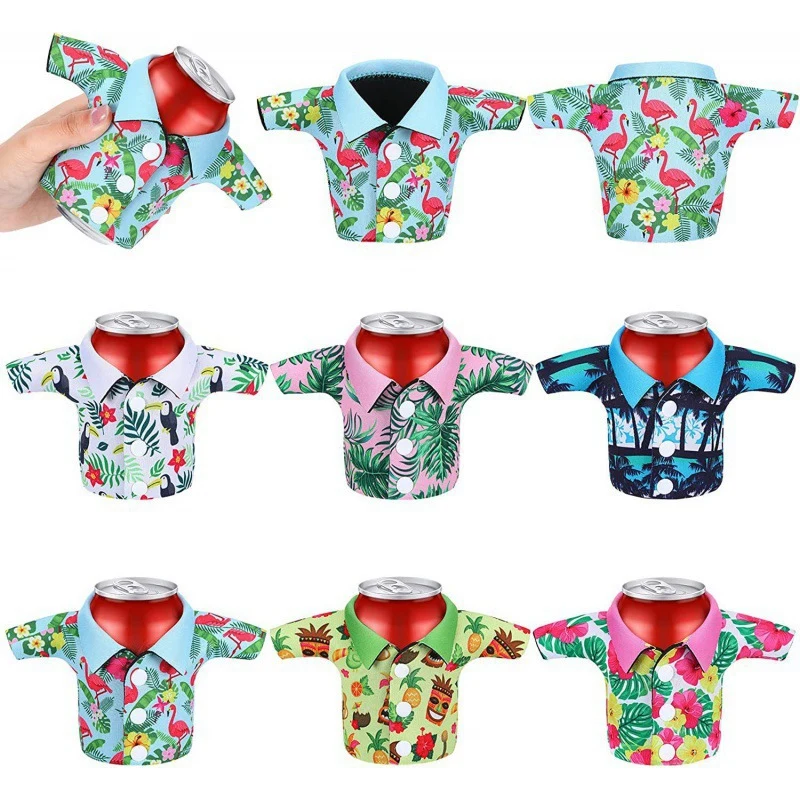 12oz Hawaiian Shirt Can Coolers 1