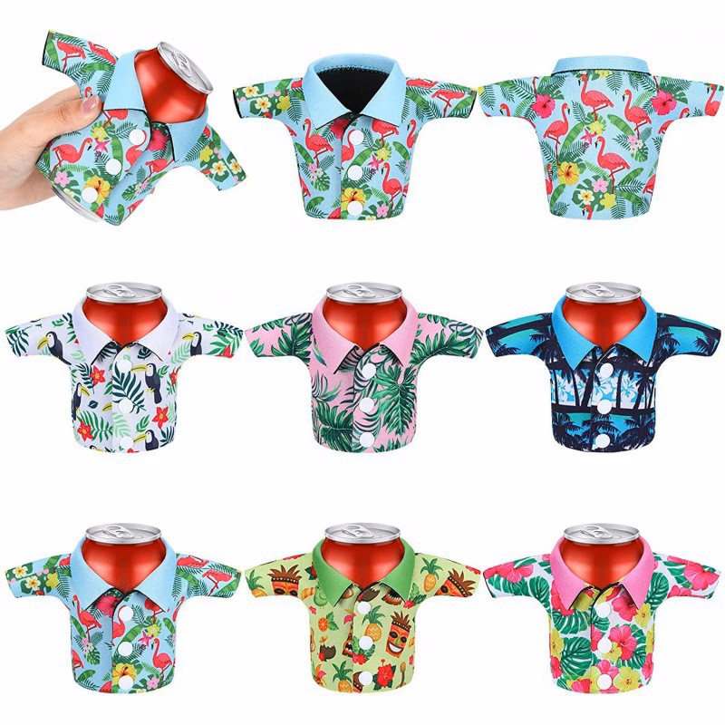 12oz Hawaiian Shirt Can Coolers