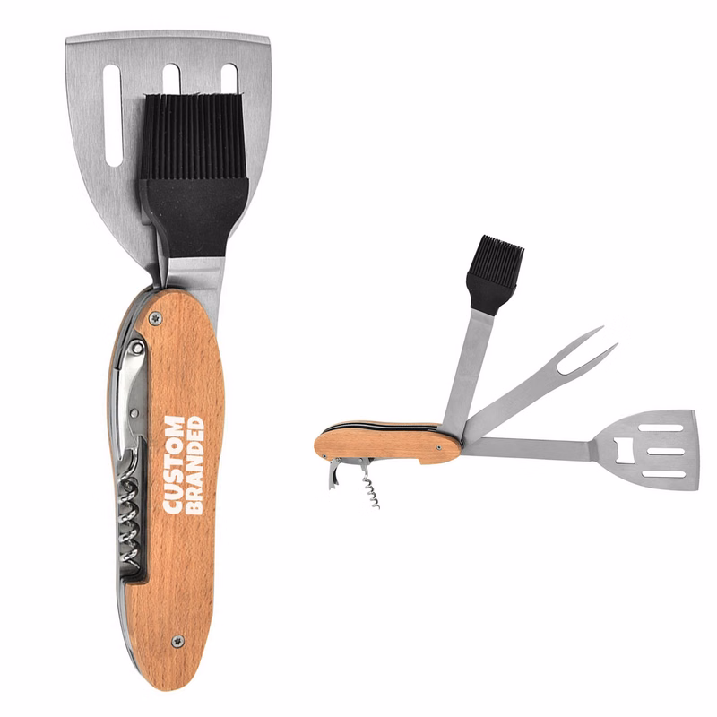 5-In-1 Foldaway Grill Bbq Multi-Tools