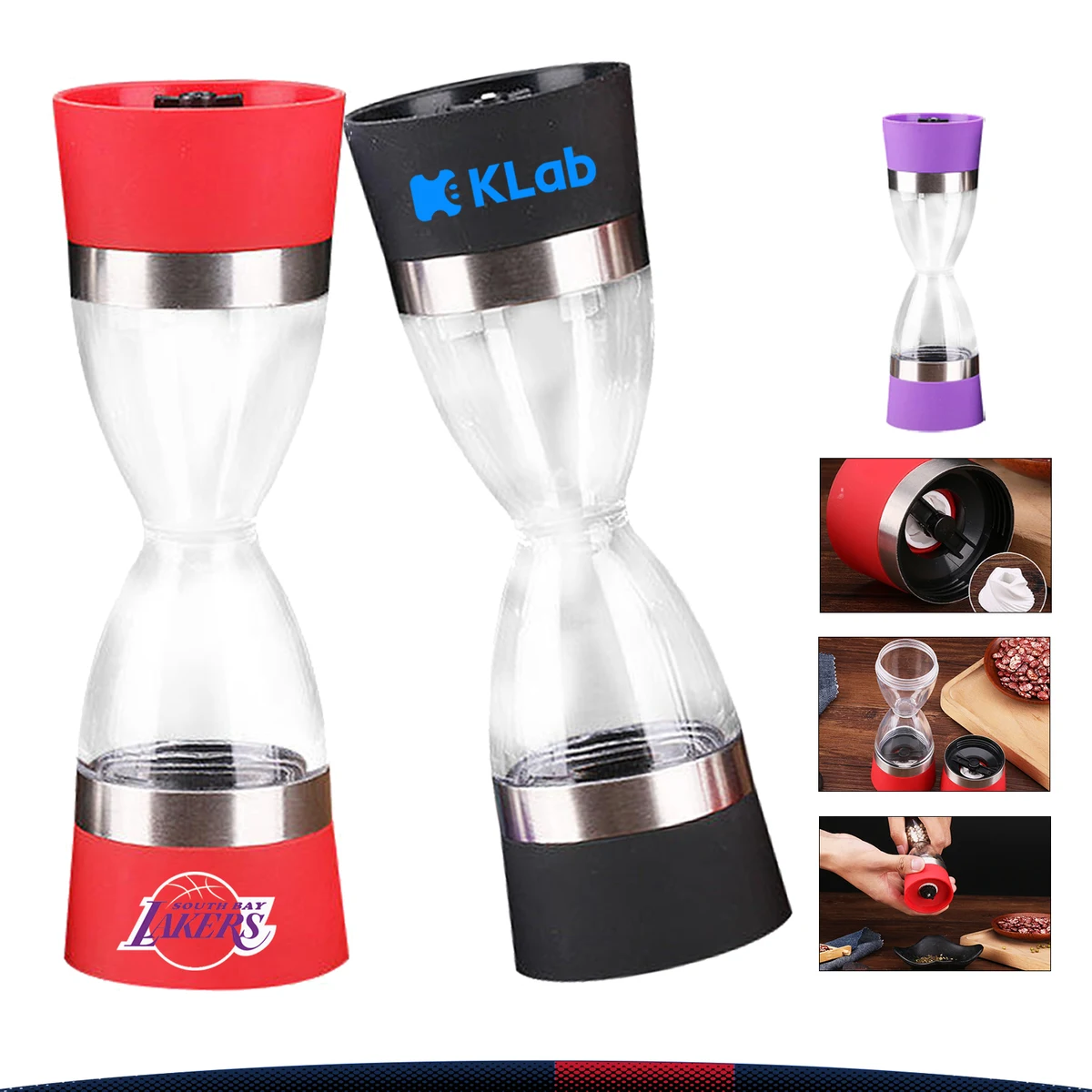 Chitact Hourglass Seasonings Grinder 1