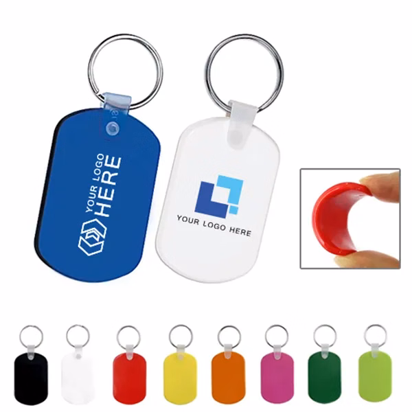 Marketing Rectangular Soft Key Tags