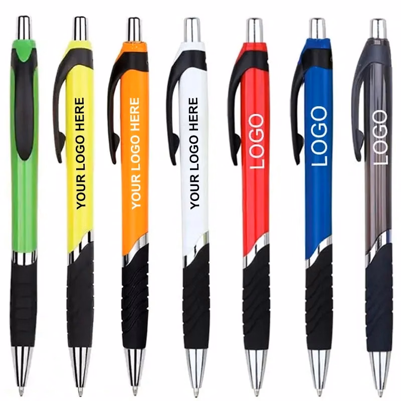 Promotional Turbo Ballpoint Pen with Rubber Grip
