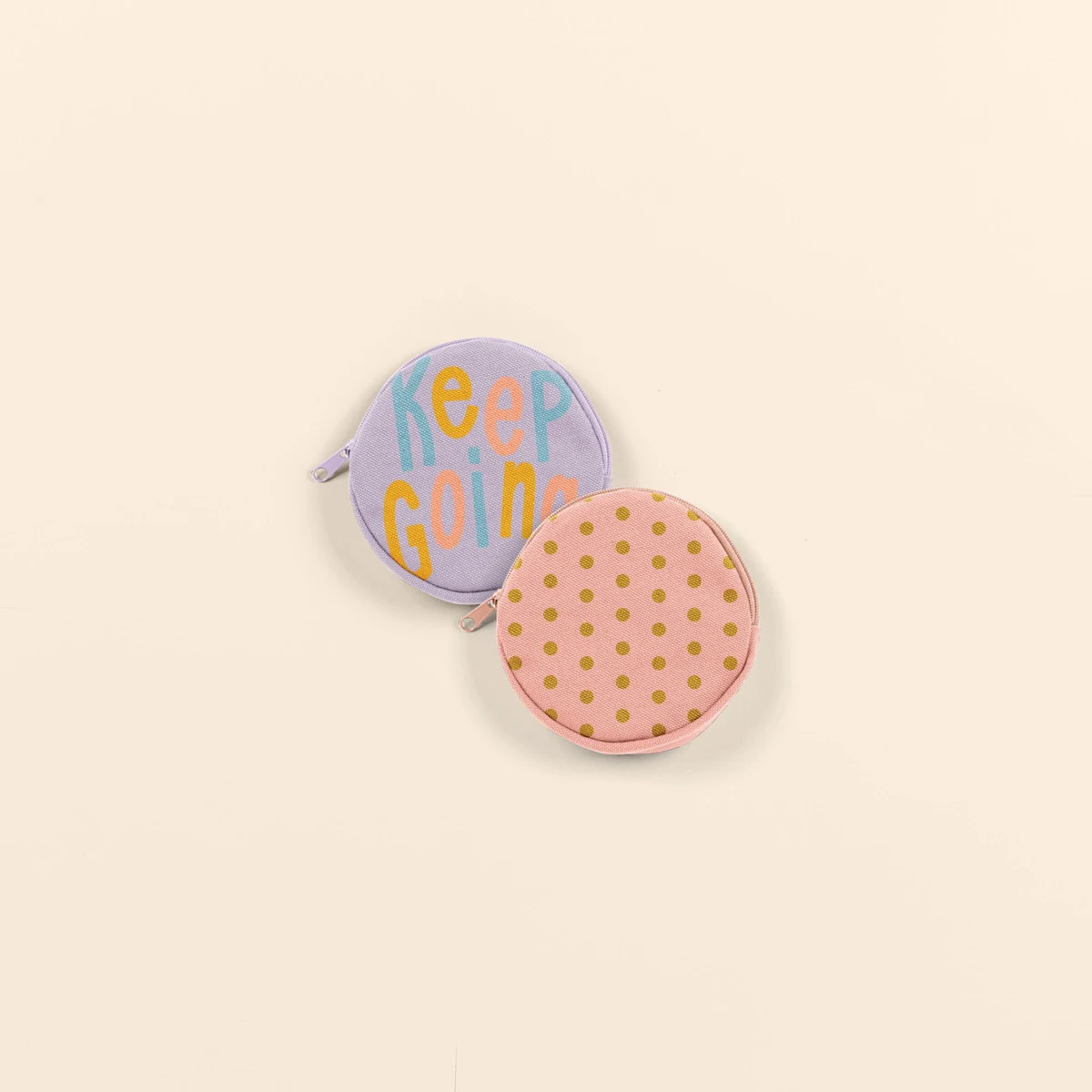 DIME PIECE POUCH - COLORED CANVAS 1