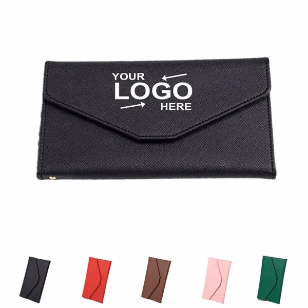 Custom Polyurethane Travel Passport Case with Card Clip — Professional Organizer