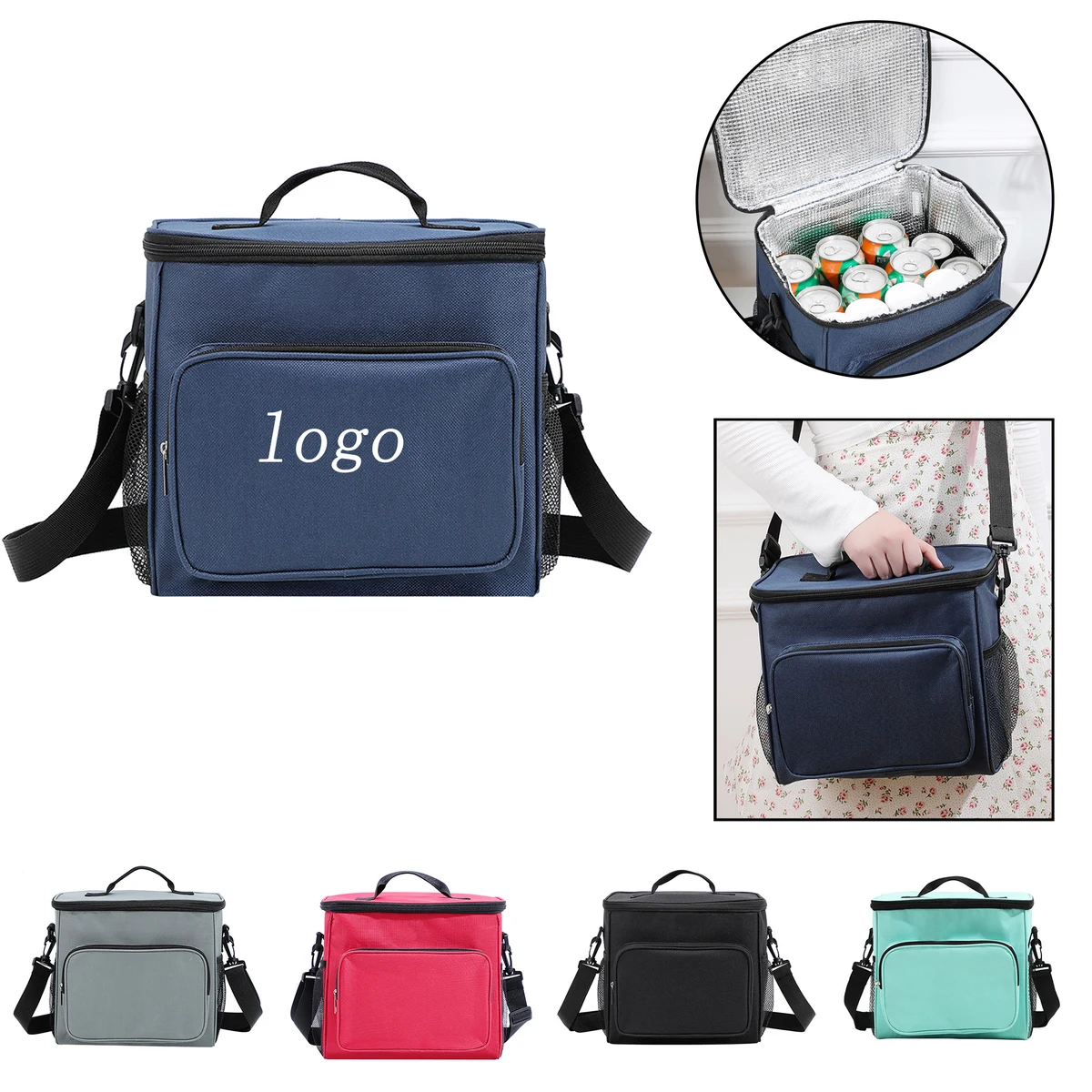 12 Cans 10.5L Portable Outdoor Oxford Cloth Ice Packs 1