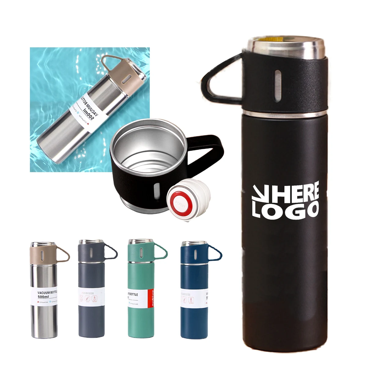 16.9 Oz Recycled Double wall Stainless Tumbler 1
