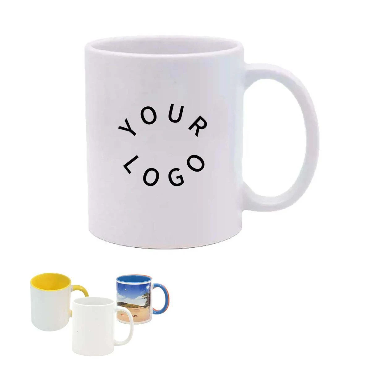 Standard 11 Oz Ceramic Drinking Cup 1