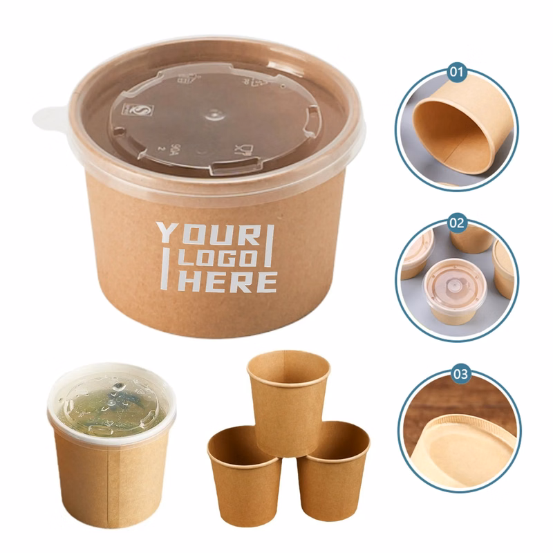 Kraft Paper Soup Box