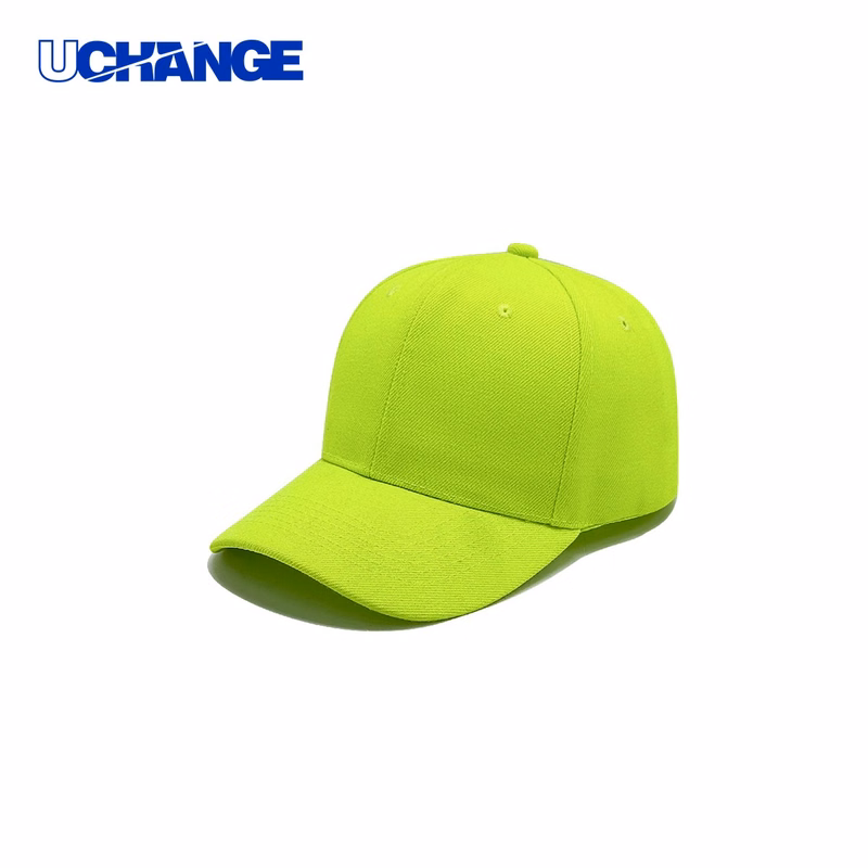 Structured Cotton Six Panel Baseball Cap Headwear with Adjustable Fit