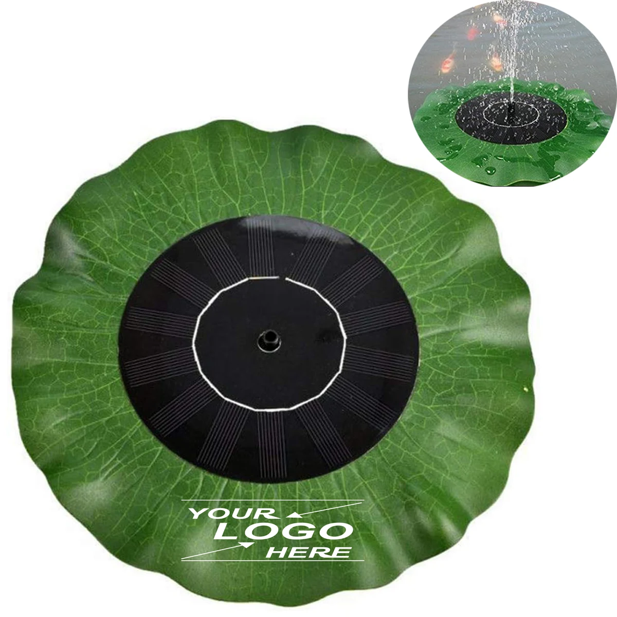 Solar-Powered Floating Lotus Fountain 1