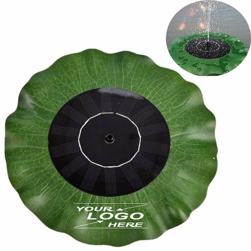 Solar-Powered Floating Lotus Fountain