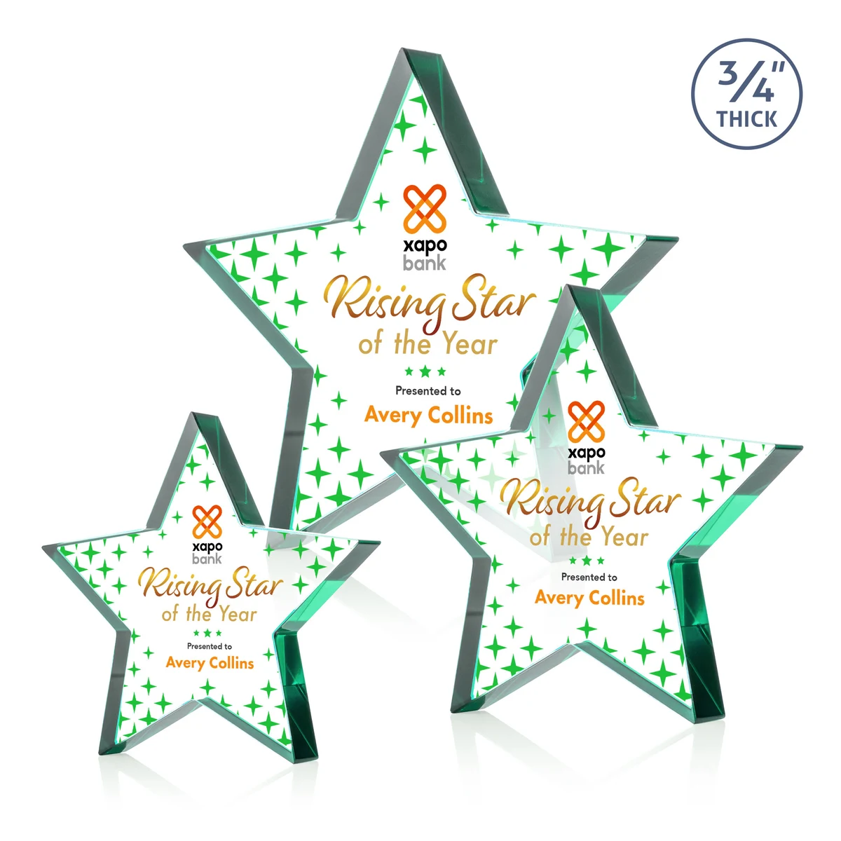 Esna Star VividPrint™ Award - Emerald 1