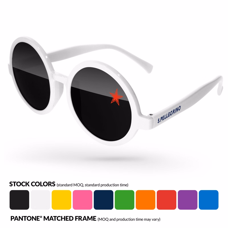 Iris Promotional Sunglasses w/ Lens & Temple Imprint