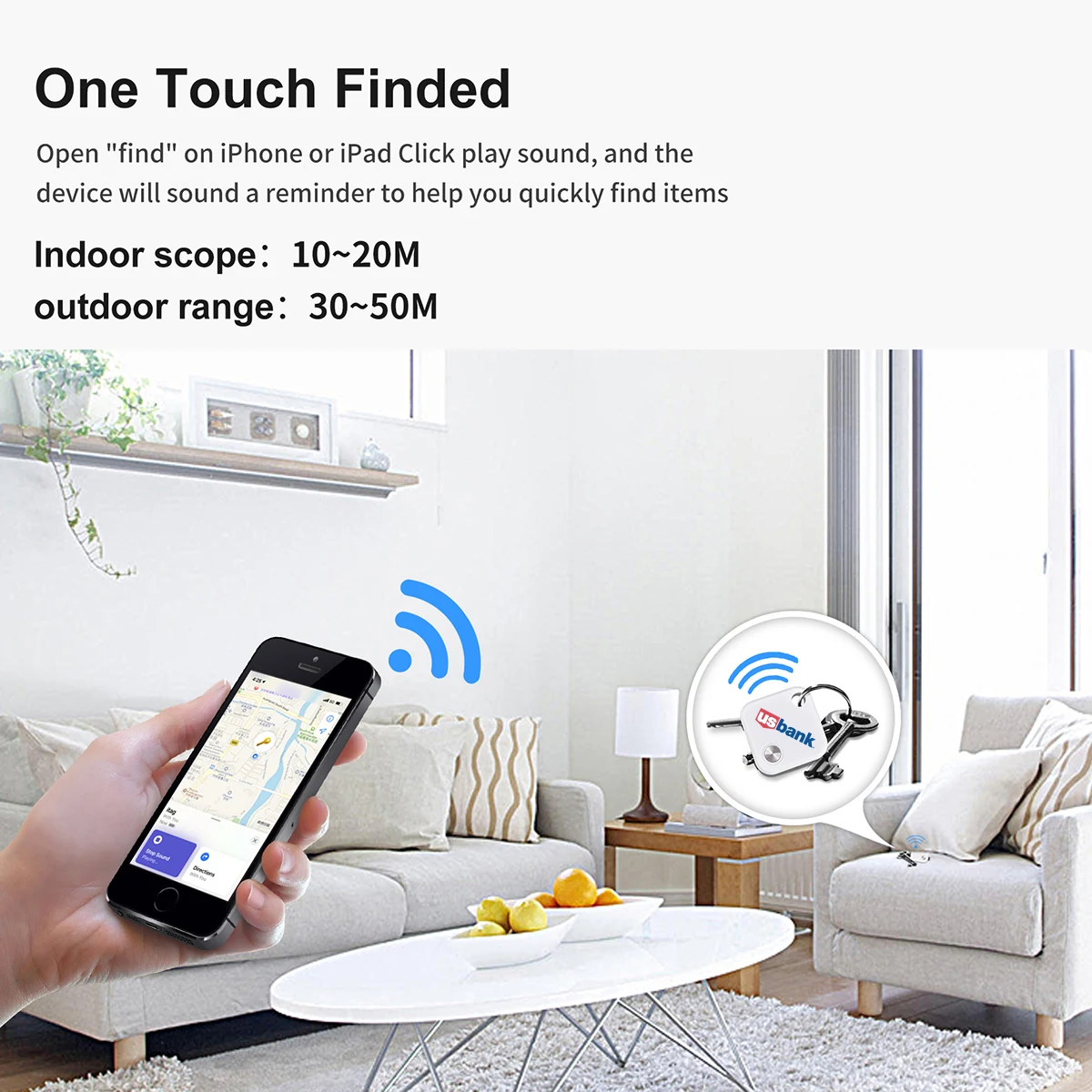 Smart Key Finder - ABS, CE & ROHS Certified 1