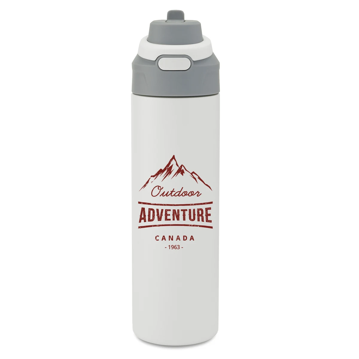 24 oz Dahlia Recycled Stainless Steel Vacuum Tumbler with Flip Straw 1