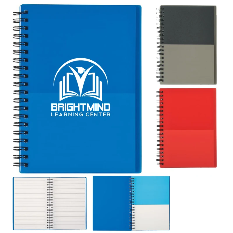 5" x 7" Two-Color Spiral Notebook 1
