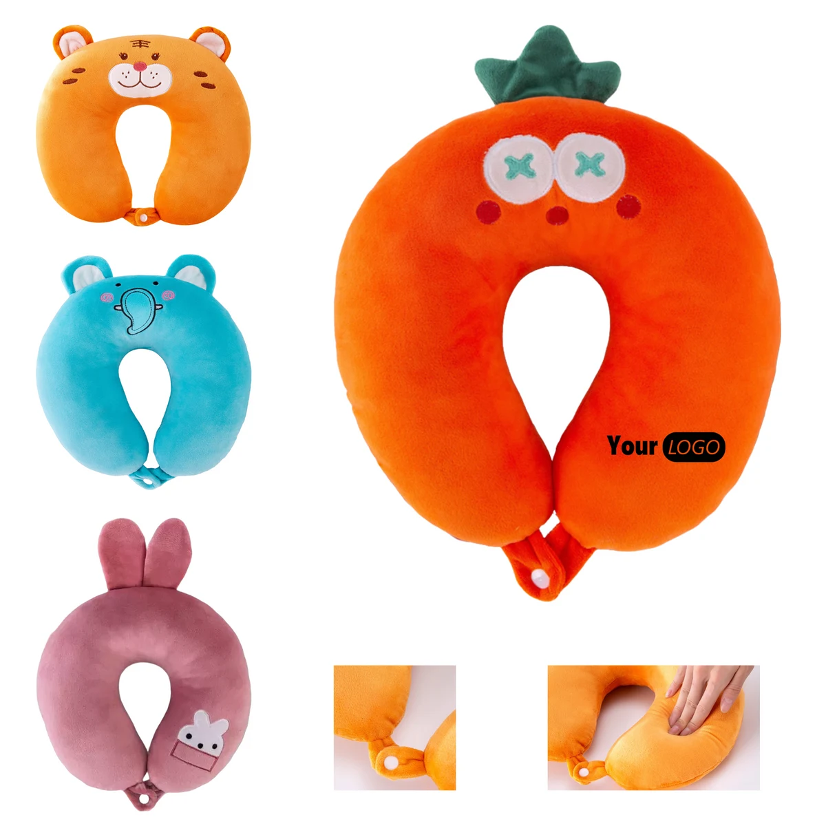 11 x 11.8 Inch U-Shape Travel Neck Pillow 1