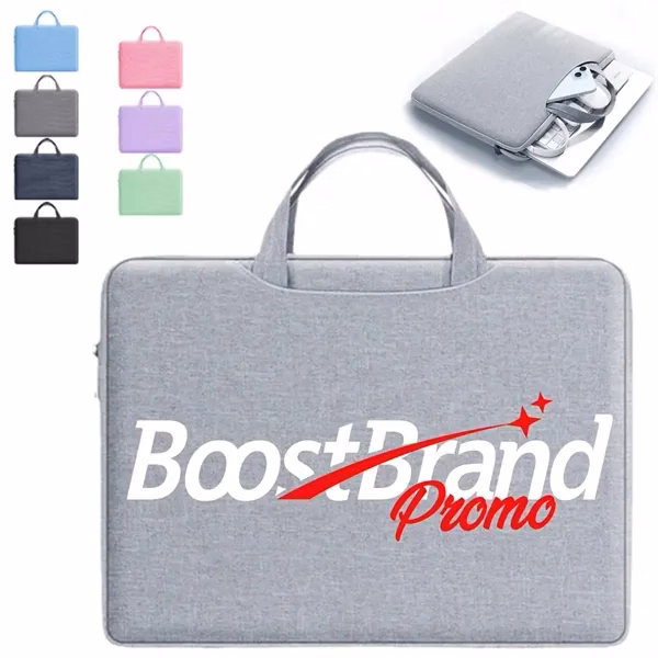 Custom Laptop Sleeve Bag with Carry Handle — Professional Commute & Office Protection