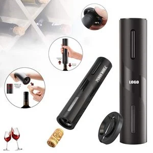 Plastic Black Automatic Electric Wine Opener 1