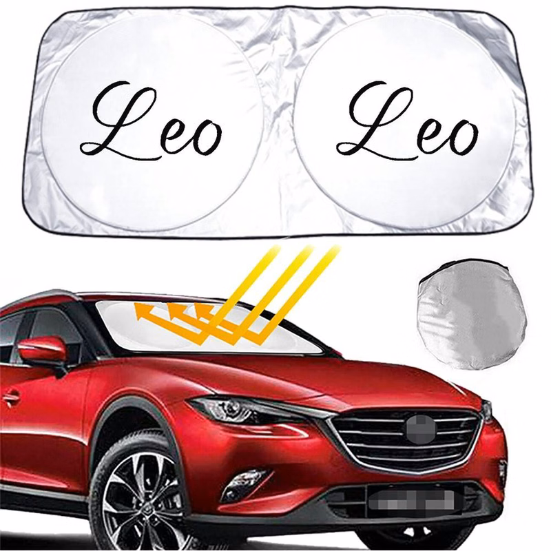 Double Circle Car Front Window Sun Shade