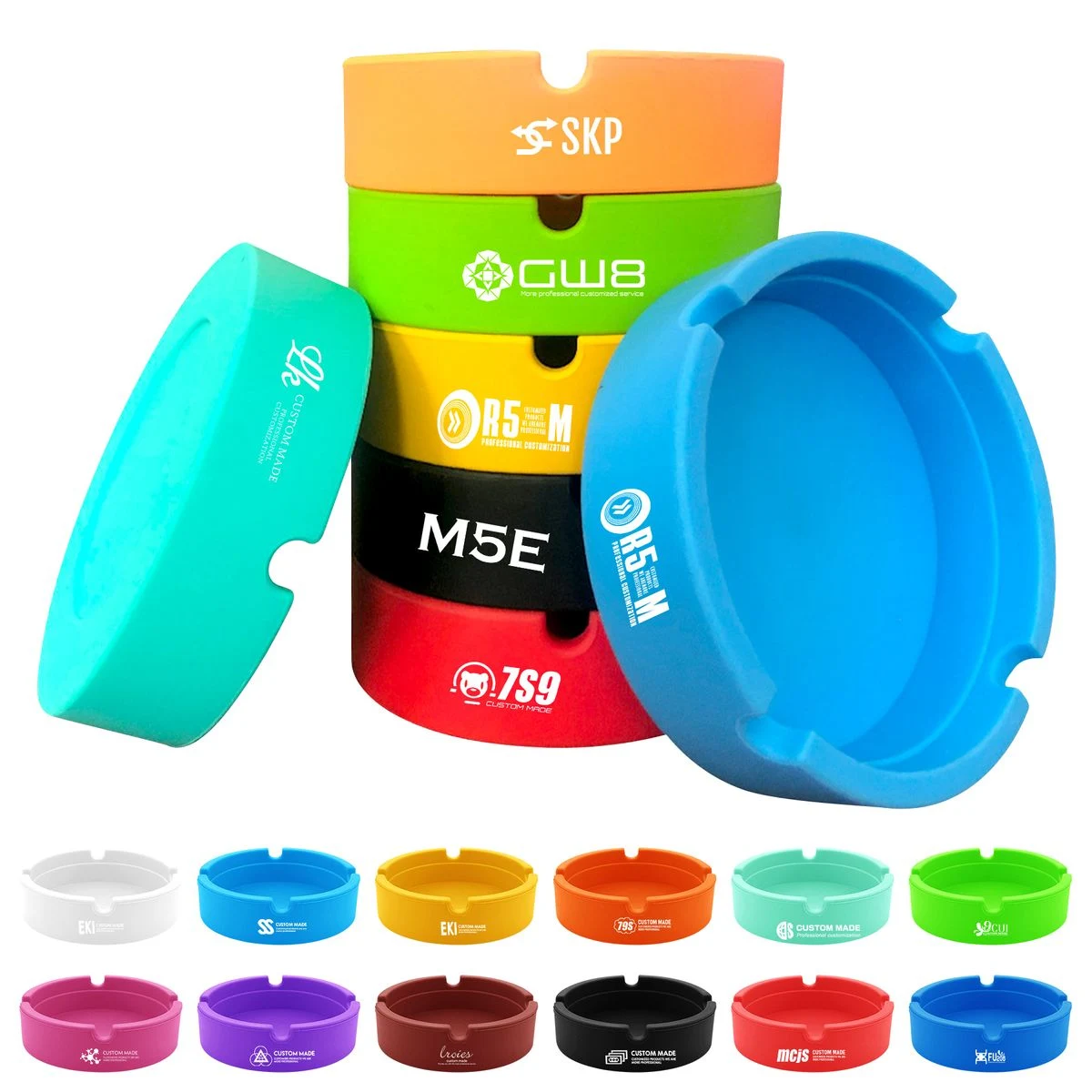 Silicone Ashtrays for Cigarettes 1