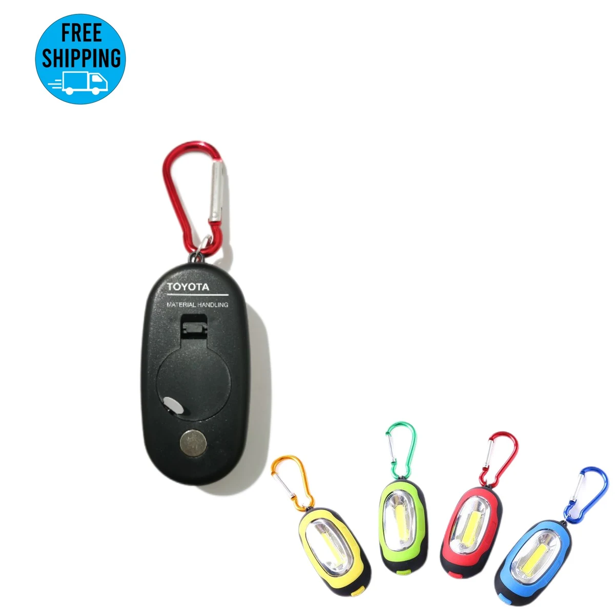 Portable COB Work Light with carabiners& Magnetic 1