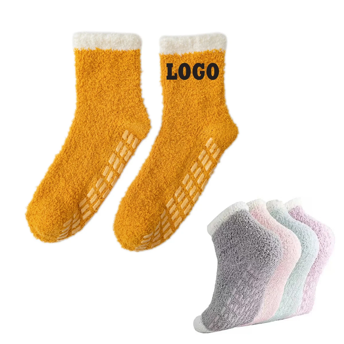 Non slip Fuzzy Socks 1