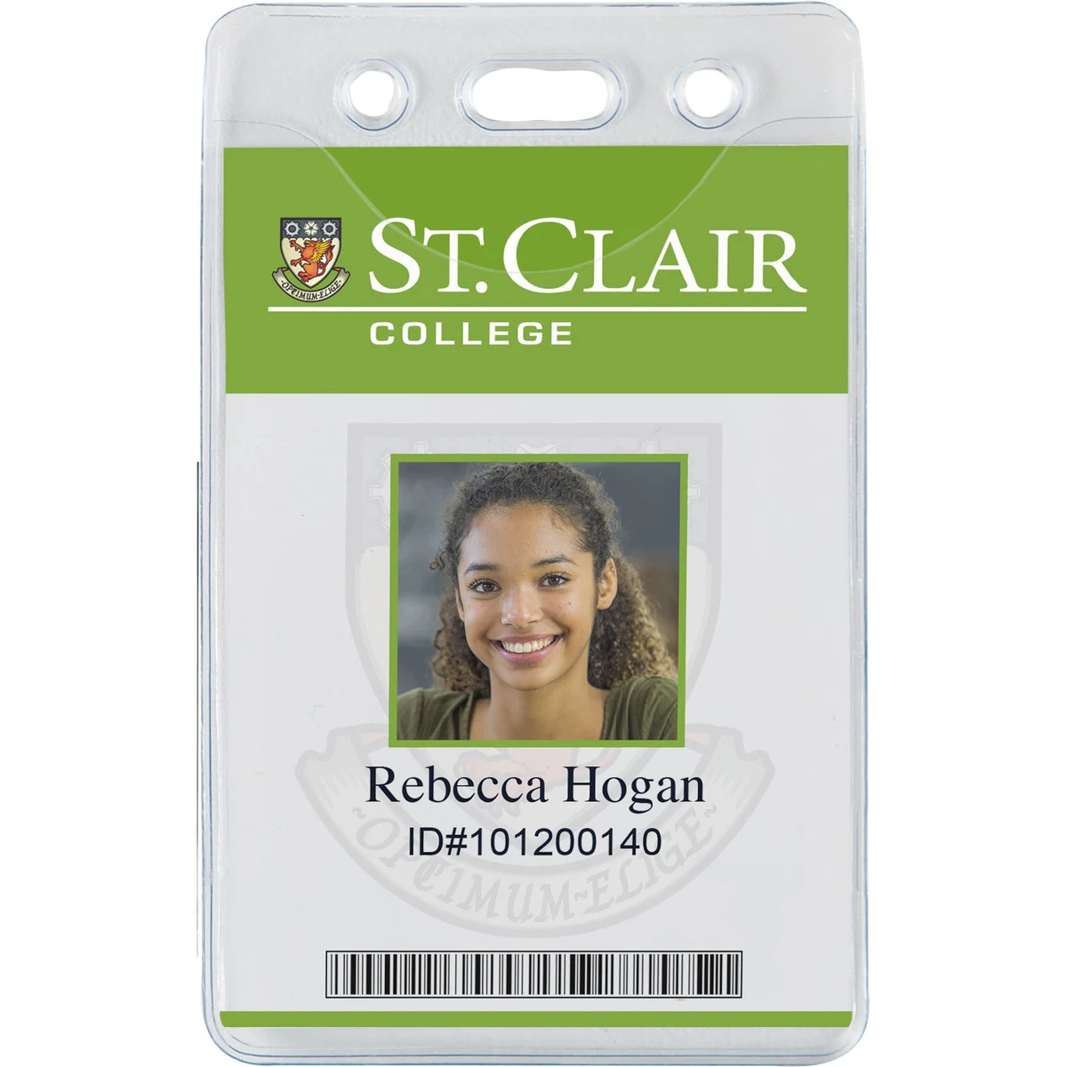 2-1/2" x 4" Vinyl Badge Pouch 1