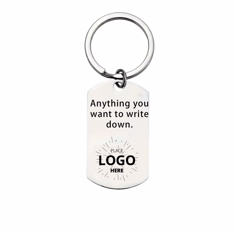 Visible Custom Stainless Steel Key Ring