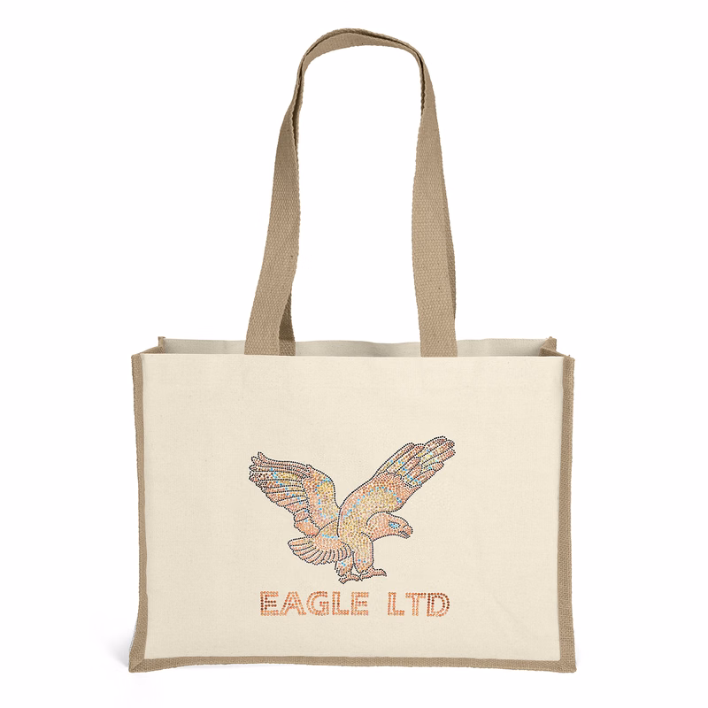 Josephine™- Natural Tote - Sparkle