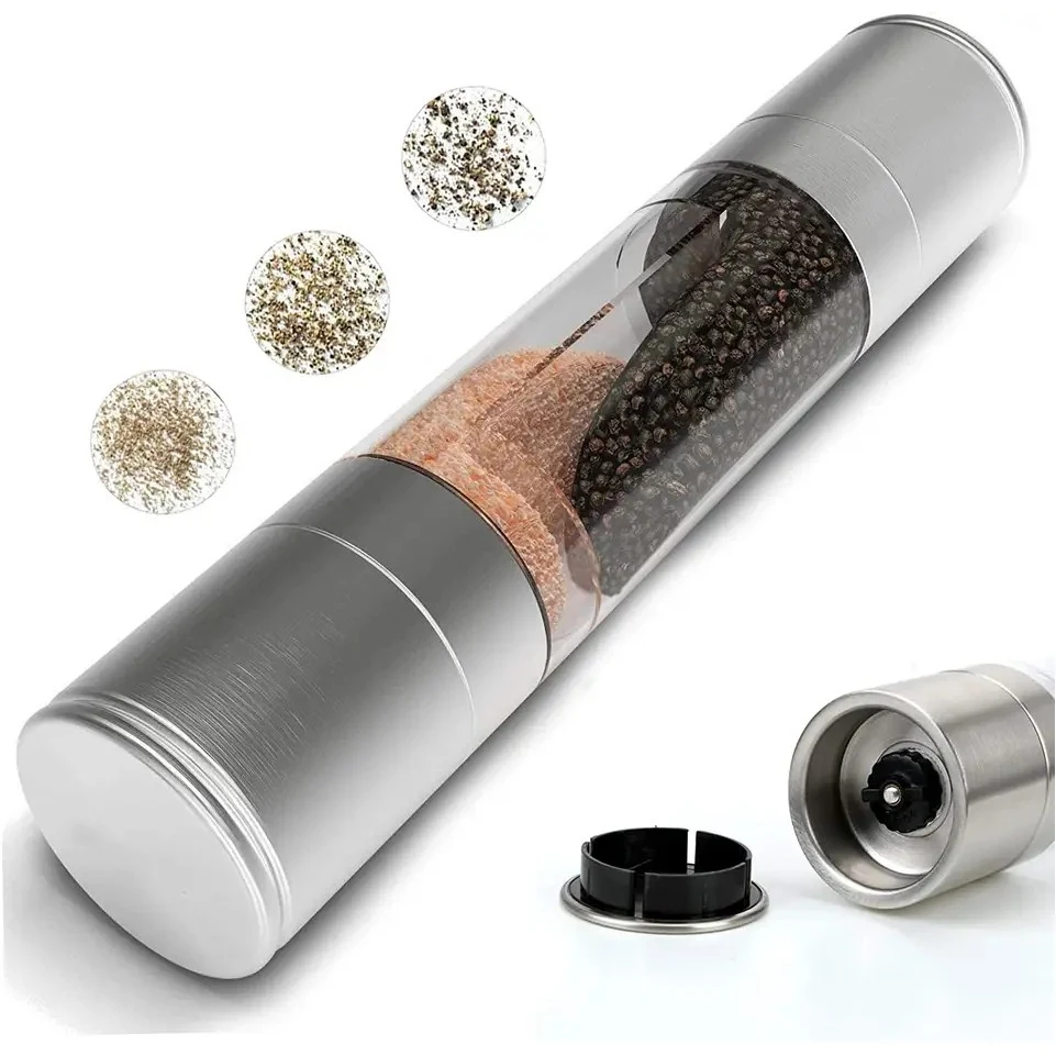 2 in 1 Pepper Grinder Refillable 1
