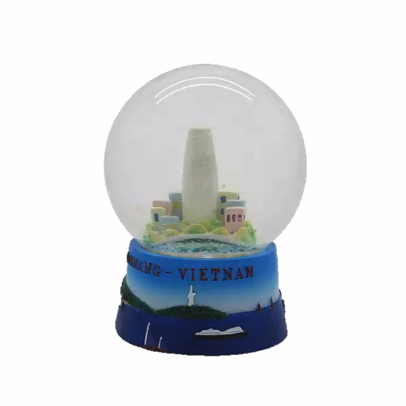 Custom Resin Building Snow Globe