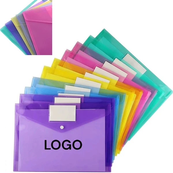Custom Expandable Accordion File Folder with Clear Window — Professional Organizer 1
