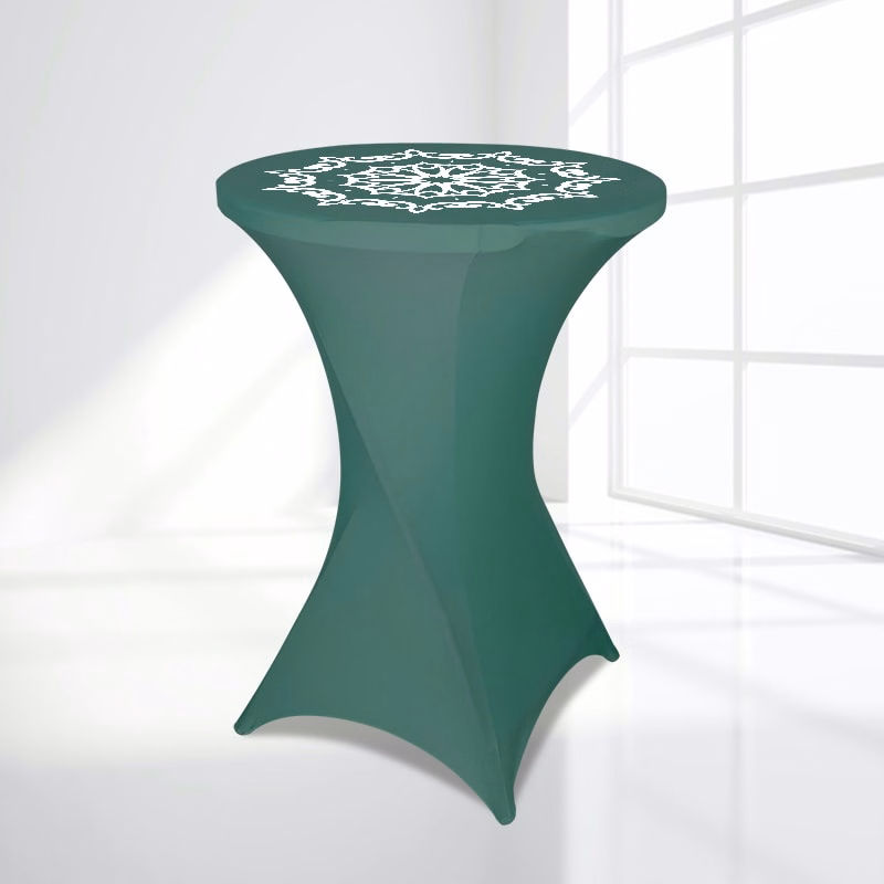 3FT Stretch Spandex Round Cocktail Table Cover
