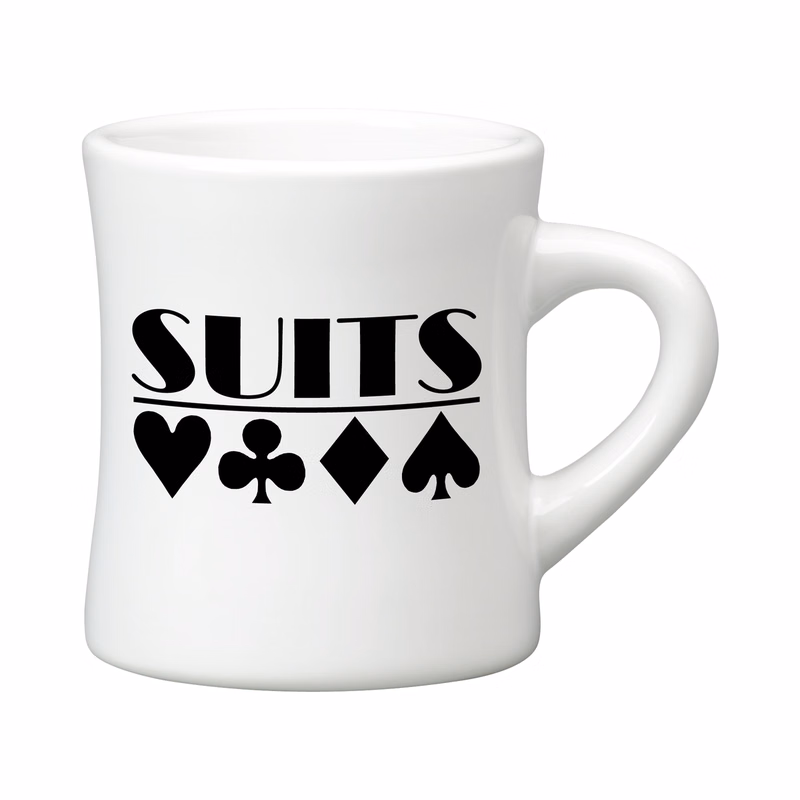10 oz. White Military / Diner Mug