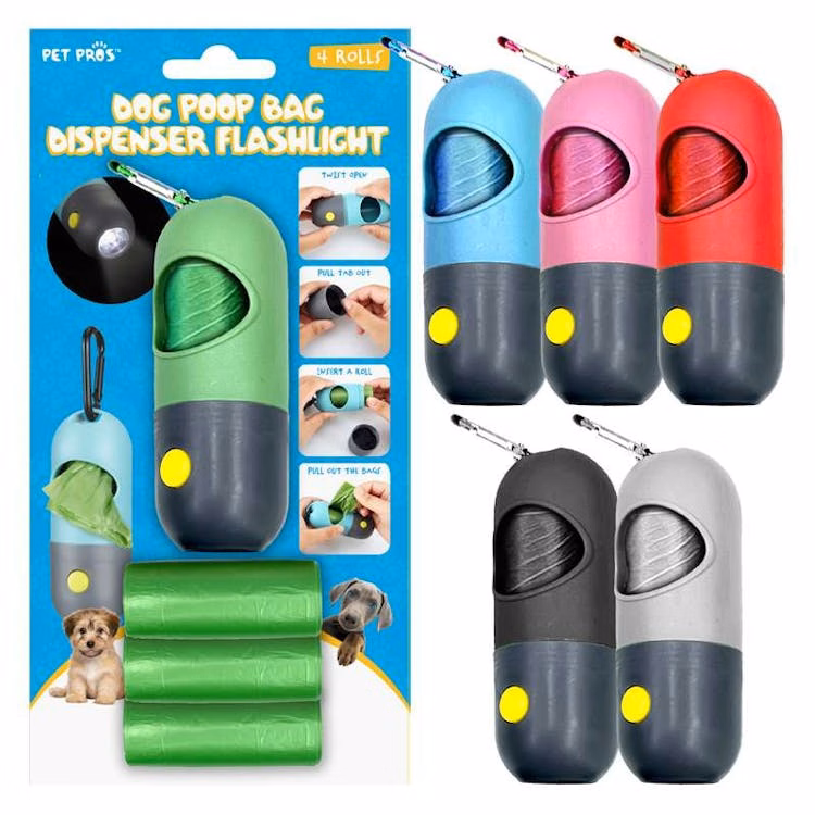 Waste Bag Dispenser with LED Light Assorted