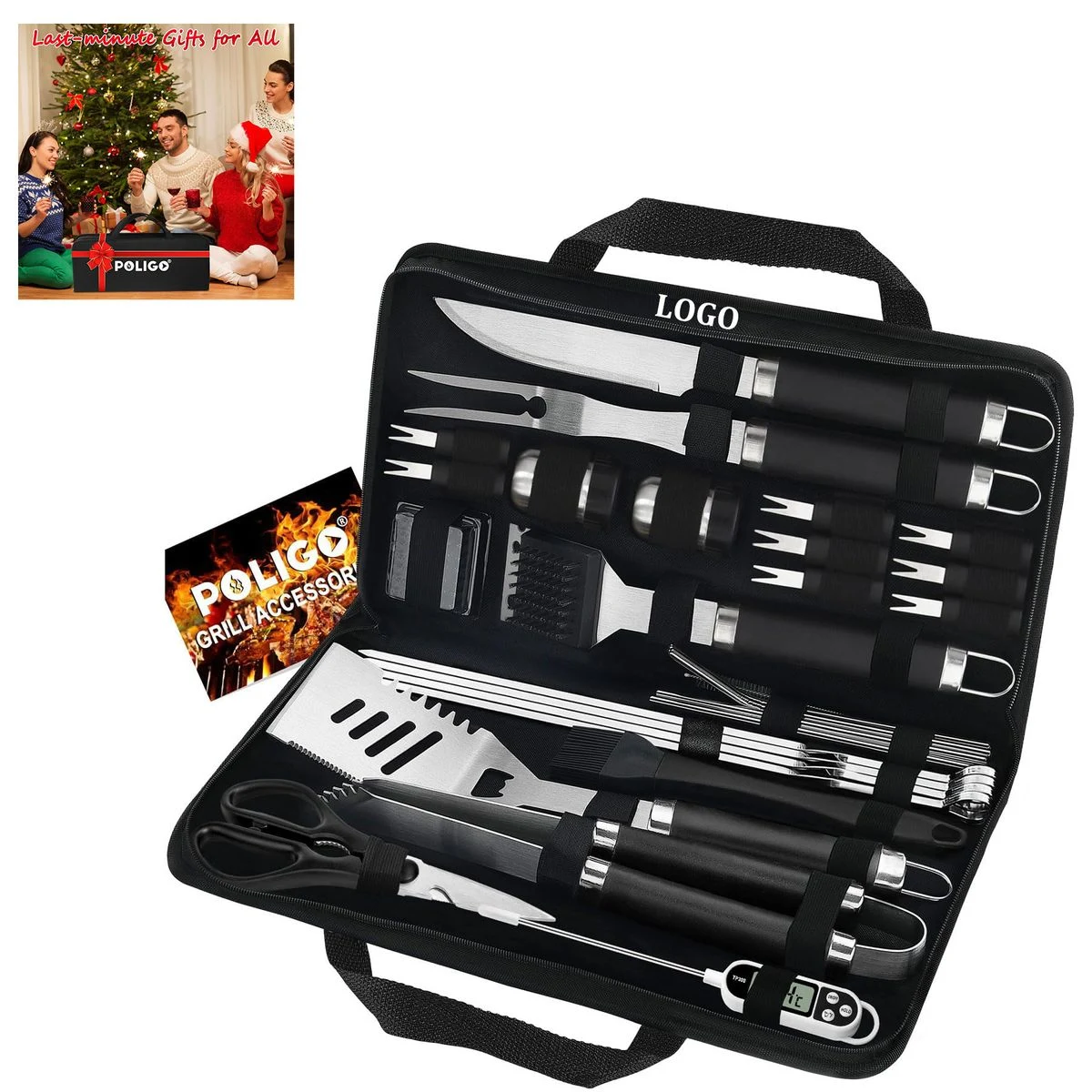 Heavy Duty Stainless Steel BBQ Grill Tool 1