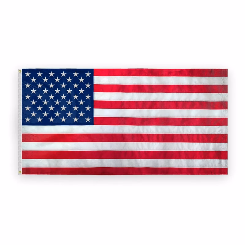 USA Official Size Embroidered Flags