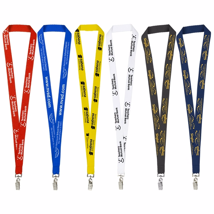 "LASALLE" 3/4" Import Air Ship Silkscreen Lanyard