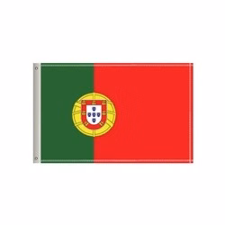 National Flag, Portugal, Single-Sided - 96"W x 60"H